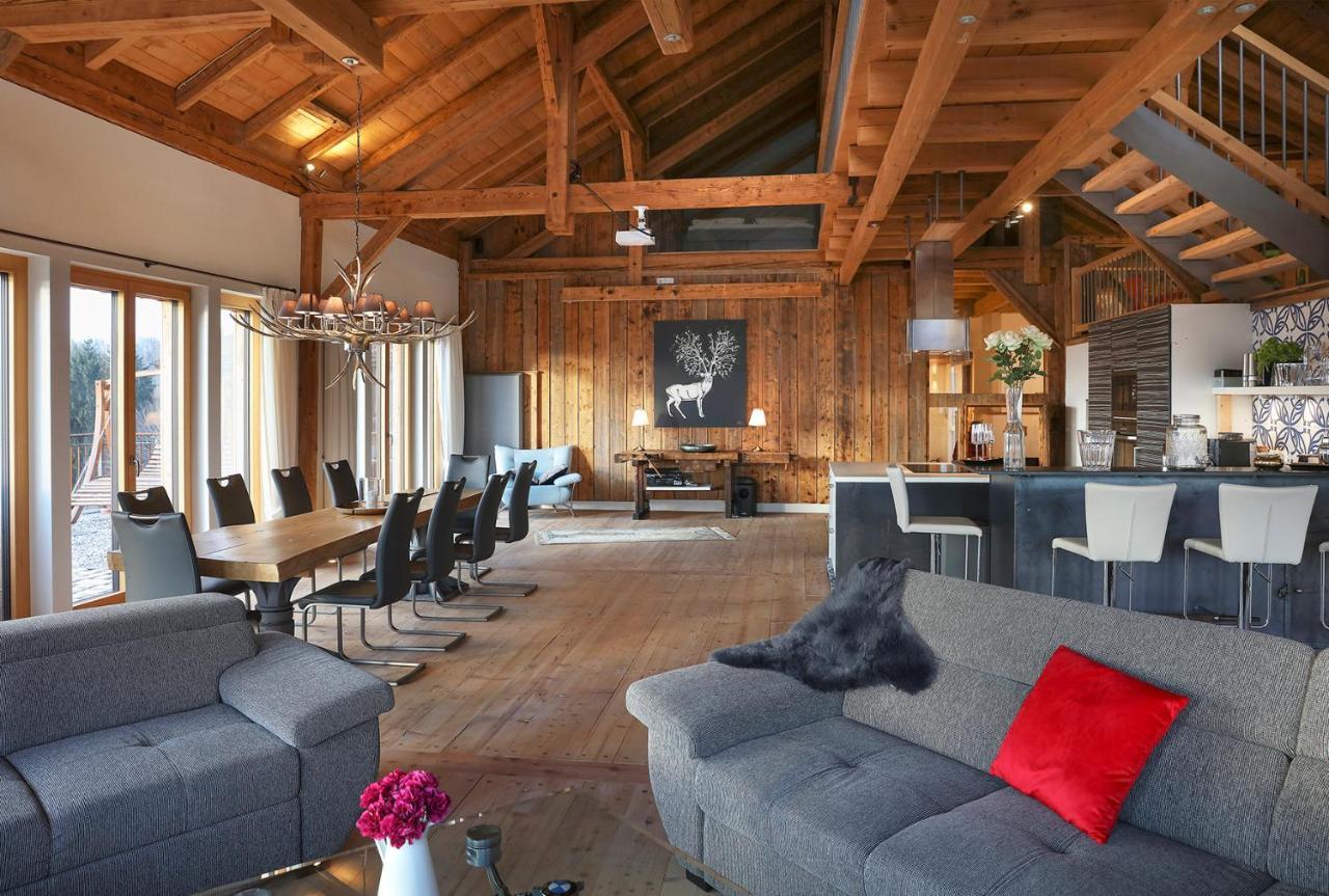 Private Luxury Chalet Siegsdorf Luaran gambar