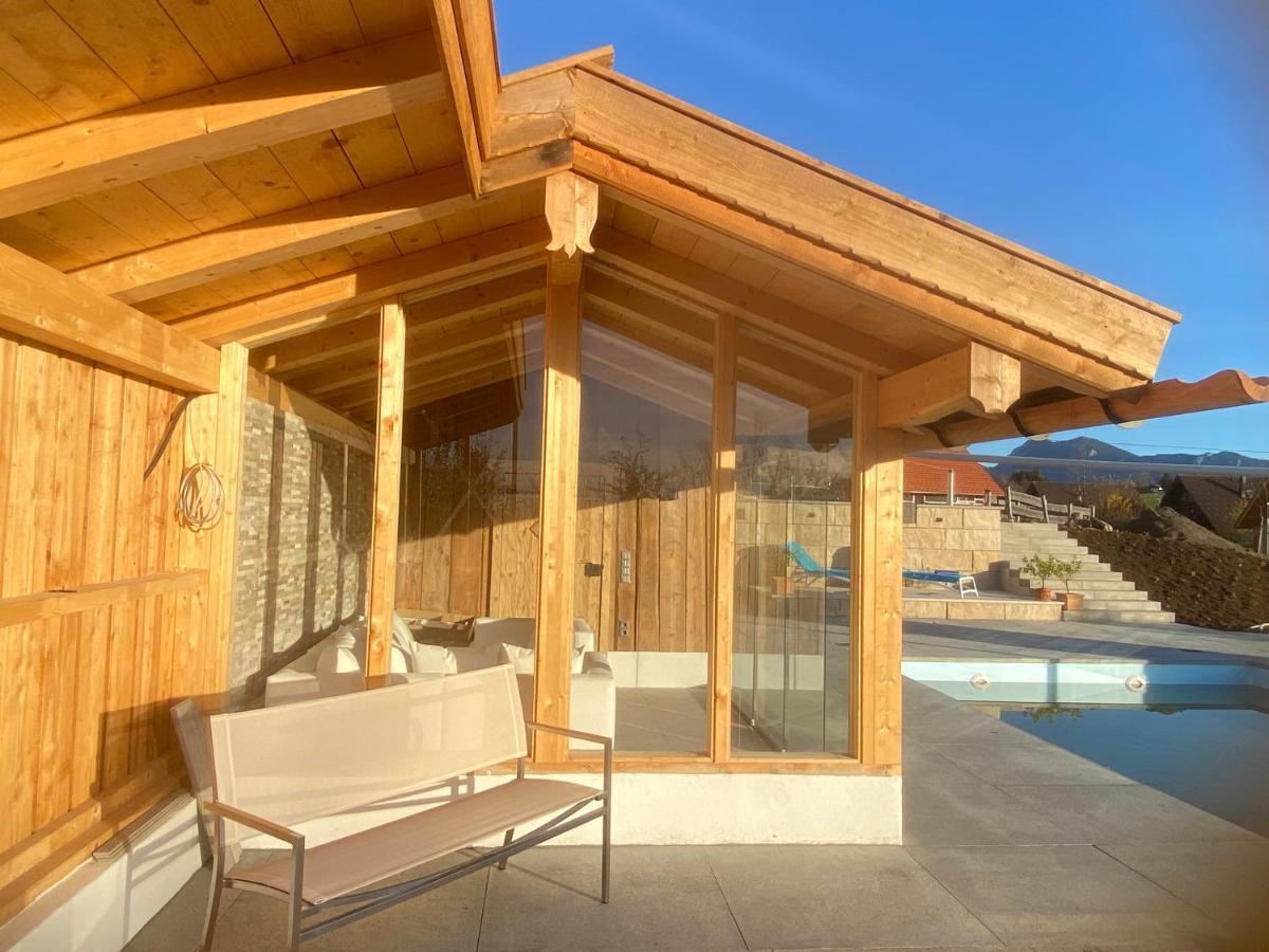 Private Luxury Chalet Siegsdorf Luaran gambar